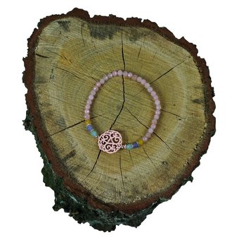 Roosa käevõru ripatsiga (1 tk)