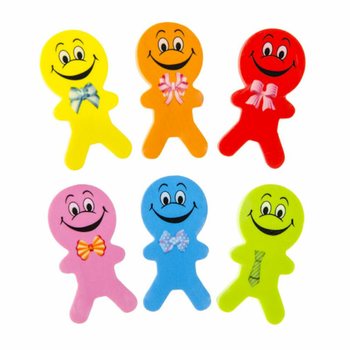 R&otilde;&otilde;msad Smiley kustukummid 2-osalised (36 komplekti)