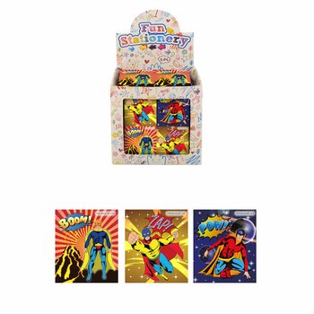 Mini Märkmikud - Mudel: Superkangelased Display-karbis (480 tk)