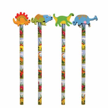 Dinosauruse pliiats kustukummiga (24 tk)