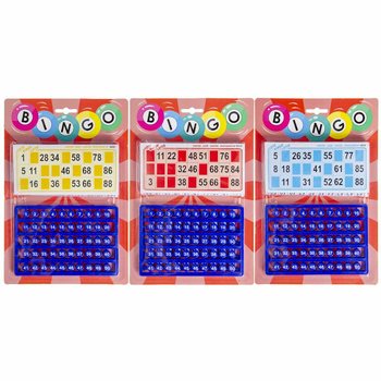 Bingo m&auml;ngukomplekt kaardil (6 tk)