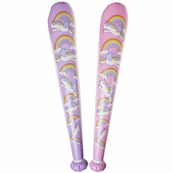 Suur Täispuhutav Ükssarviku Kurikas - 85cm - Värvimiks (12 tk)
