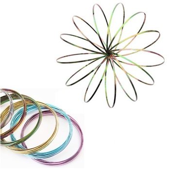 **RAGE 2018** Magic Rings / Flow Rings - Kineetiline 3D v&otilde;lur&otilde;ngas - MULTI COLOR | KAARDIL (10 tk)