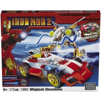 MEGA BLOKS Iron Man 2 Whiplash Showdown Mängukomplekt - 1980