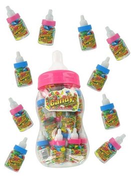 20 Mini Lutipudelit Kommidega Suures Pudelis (2x20 tk)