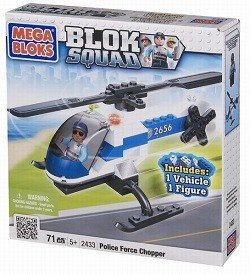 MEGABLOKS BLOK SQUAD POLITSEIHELIKOPTER - 2433 (1 tk)