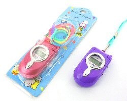 Rippuv LCD-kell mobiiltelefoni kujuga (24 tk)