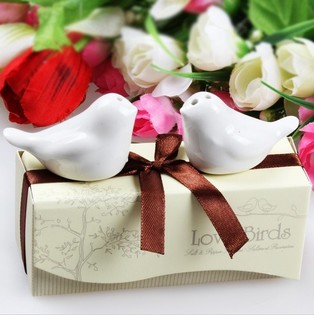 Soola- ja Pipratoosid "LOVE BIRDS" Pulmakingitus (5 tk)