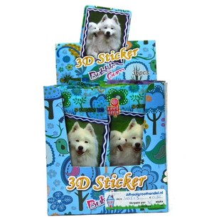 3D kleepsud n&auml;rimiskummiga (36 tk)