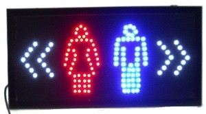 LED REKLAAMTAHVEL - TOALETT
