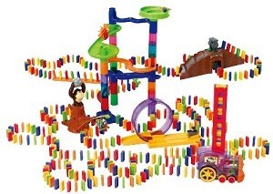 PLAYGO - Luksuslik Dominom&auml;ngu Komplekt Rongiga - 500 Osa