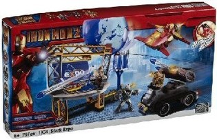 MEGABLOKS IRON MAN 2 STARK EXPO M&Auml;NGUKOMPLEKT