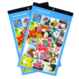 Kleepsuraamatud Lilled (12 tk) *** T&Uuml;HJENDUSM&Uuml;&Uuml;K - KLEEBISED EI KLEEPU! ***
