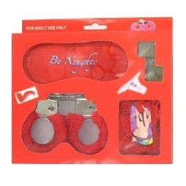BE NAUGHTY KINKEKOMPLEKT (3 tk.)