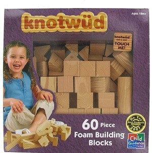 KNOTWUD 60 Vahtplastist Ehitusklotsi (4 tk.)