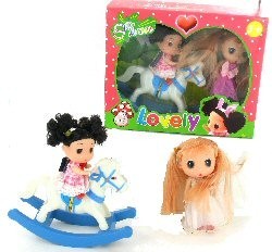 2 Nukuga Mängukomplekt Kiikhobusega