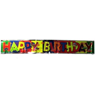HAPPY BIRTHDAY - BÄNNER (15 tk)