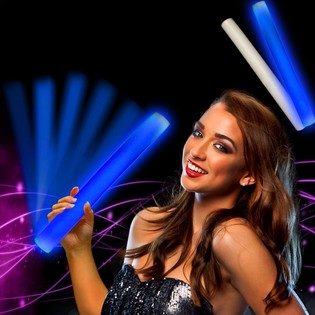 LED Vahtplastist Pult Sinine - Party Stick (24 tk)