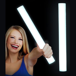 LED Vahtplastist Vilkuv Pulk  hev rviline - Party pulk - VALGE (24 tk)