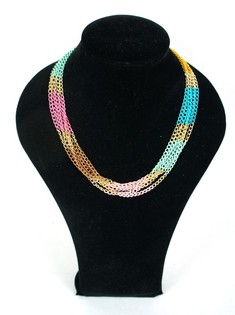 Mitmekihiline Kaelakee 6-realine Colorful (1 tk)