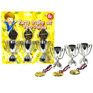 6-OSALINE TROFEEKOMPLEKT KAARDIL (10 tk)