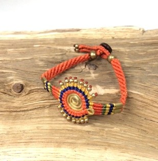 HANDMADE ORIGINALS K&auml;ev&otilde;ru Oranž/Pruun (1 tk)