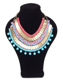 Kaelakee T&uuml;rkiissinine Roosa (1 tk)