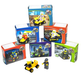 Ehitusklotsid BRICKS Autod (9 tk)