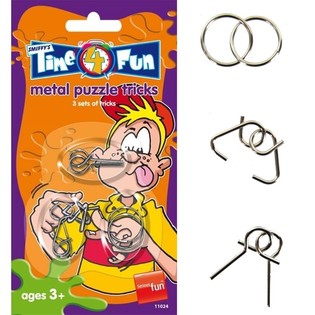 SMIFFY'S 3 metallist trikipuslet kaardil (24 tk)