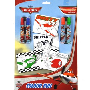 Disney Planes joonistuskomplekt 8-osaline (24 tk)