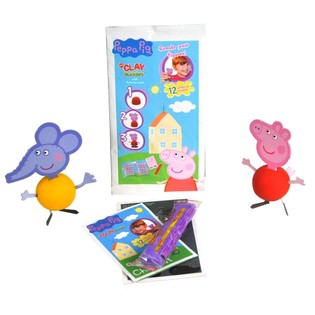 Meisterda ise Peppa Pig voolimismassist kujuke (10 tk)