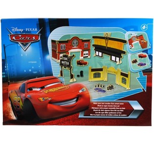 DISNEY CARS - MEGA SUUR PUIDUST KOMPLEKT "TEE OMA CARS-KOMPLEKT"