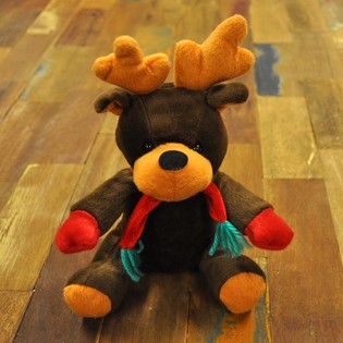 Pehme jõulupõhjapõder Rudolf 20 cm (7 tk)