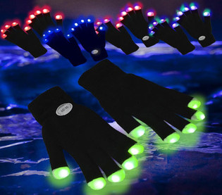 LED-kindad / Rave-kindad (12 tk)