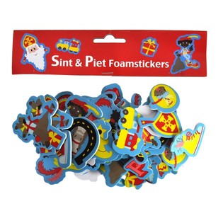 60 Vahtplastist Kleebist Sinterklaas & Piet (3 komplekti)