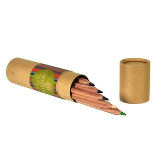 Seedling - 12 paksu v&auml;rvipliiatsit tuubis (4 tk komplekt)