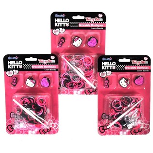 Hello Kitty elastsete k&auml;ev&otilde;rude valmistamise komplekt ripatsitega (12 tk)