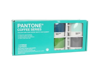 PANTONE - ESPRESSOTASSIDE JA ALUSTASSIDE KOMPLEKT (4 TK)