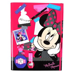 DISNEY MINNIE MOUSE MEIGITEEMALINE KIRJUTUSKOMPLEKT RAAMATU KUJUL (3 tk)