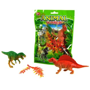 ANIMAL WORLD / DINOSAURUSTE M&Auml;NGUKOMPLEKT (12 tk)