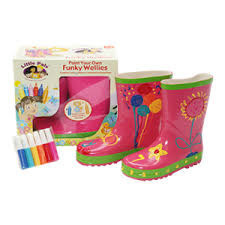 FUNKY WELLIES - V&Auml;RVI ISE OMA SAAPAD - ROOSA / SUURUS: 30