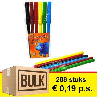 ***HULGIPAKKUMINE*** 6-OSALINE VILTPLIIATSITE KOMPLEKT (288 tk)