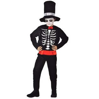 SKELETI KOSTÜÜM LASTELE - SUURUS 110