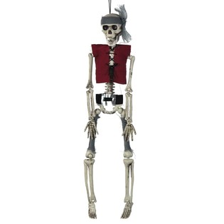 Rippuv luukere piraat 40 cm (6 tk) - Halloweeni dekoratsioonide hulgimüük