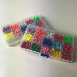 Helmekomplekt hoiukarbis - V&auml;rvide segu (12 tk)