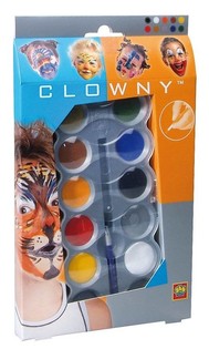 SES Clowny Veebaasil N&auml;ov&auml;rvide Komplekt (10 v&auml;rvi) (1 tk)