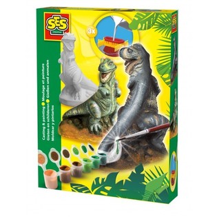SES Kipsi valamine ja v&auml;rvimine - Dino T-Rex (1 tk)
