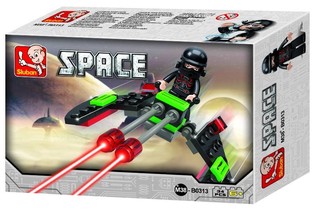 Sluban Space Fighter M38-B0313 Kosmoseh&auml;vitaja (1 tk)