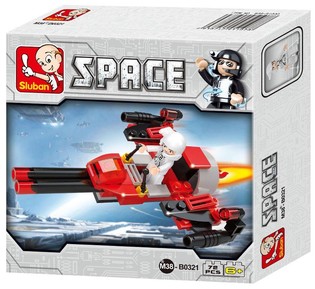 Sluban Kosmosepommitaja Space Bomber M38-B0321 (1 tk)