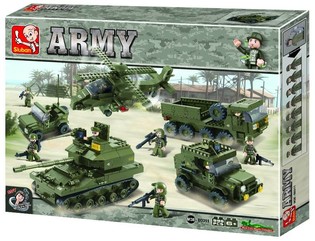 Sluban Army ehituskomplekt M38-B0311 (1001 osa)